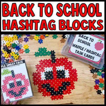 STEM Waffle Block Task Cards, Morning Soft Start Activity
