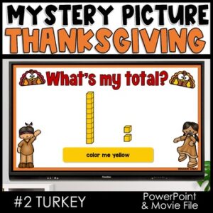 Thanksgiving Place Value Puzzle, Turkey Math Activity